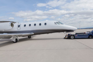 learjet towing and repair