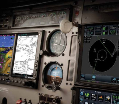 Garmin avionics panel ADS-B